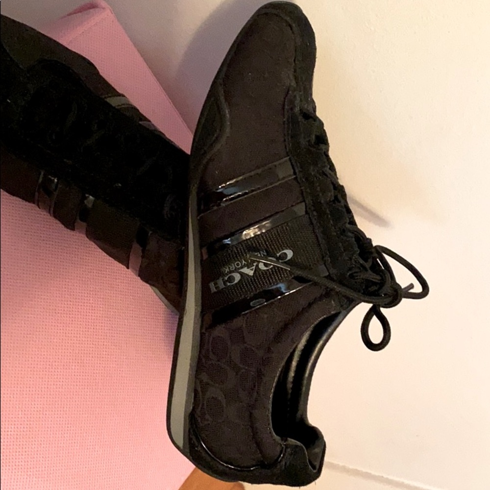 Coach sneakers black size 6